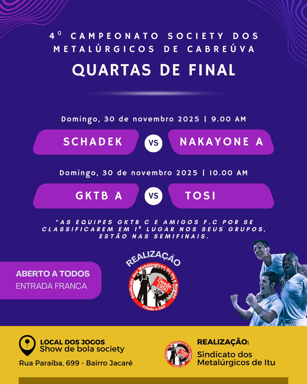 Quartas de final - Cabreúva/SP