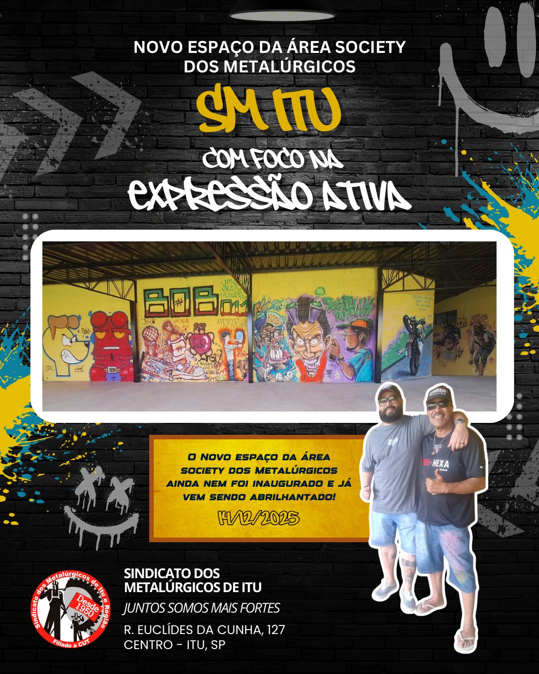Novo espaço da área society dos metalúrgicos