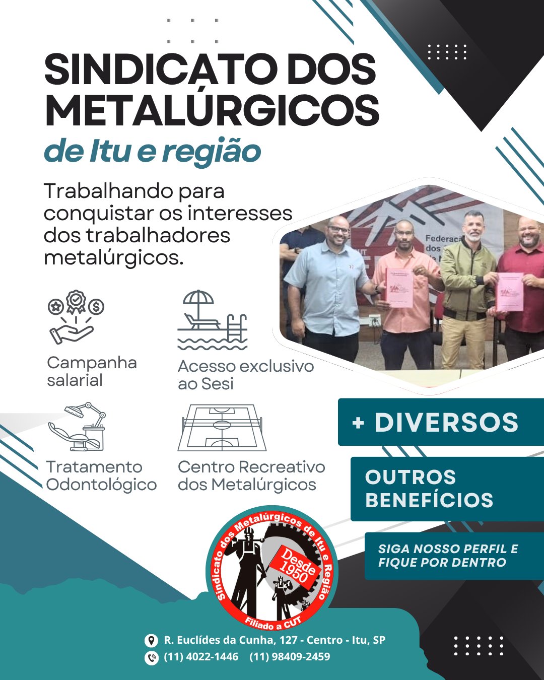 Diversos benefícios para você