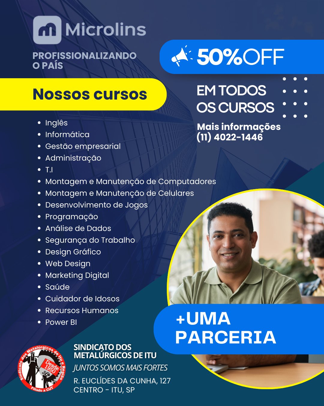 Microlins: profissionalizando o país