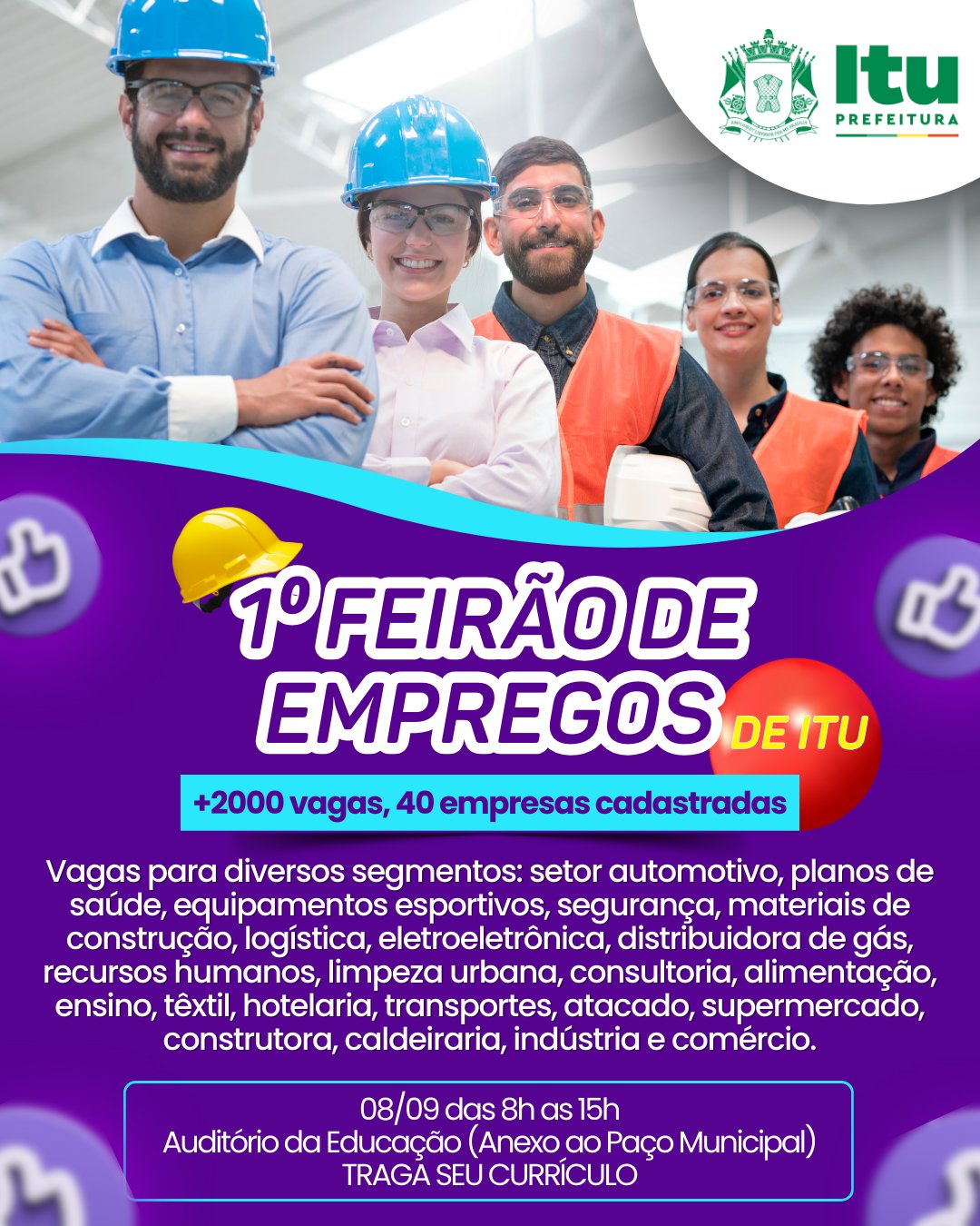 1º Feirão de empregos de Itu