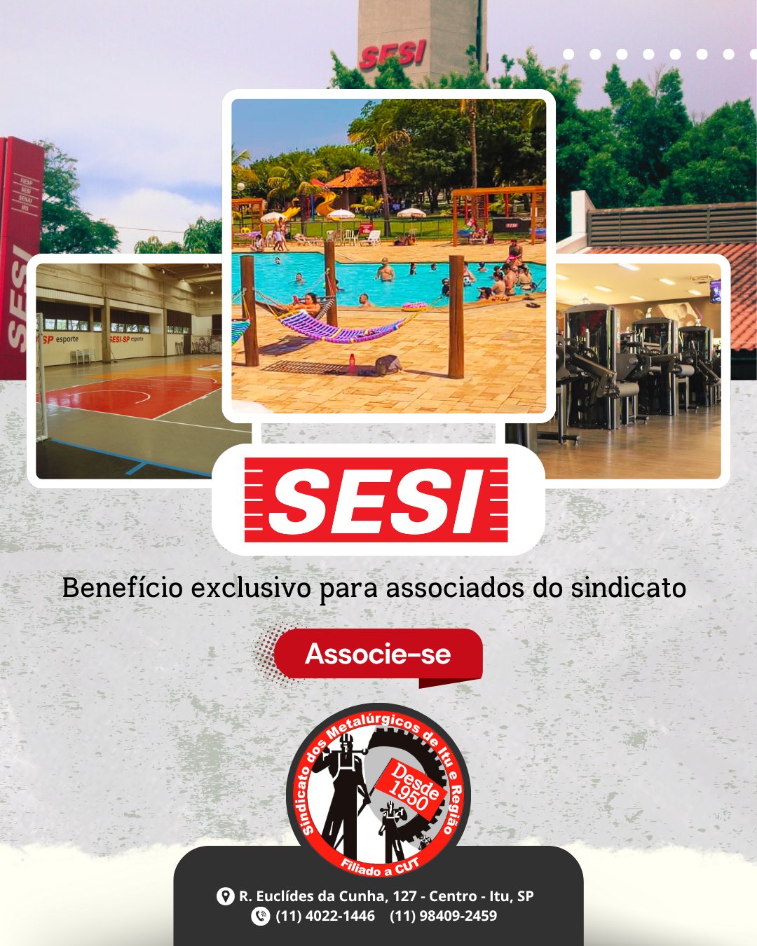 SESI: Aproveite as piscinas nesse calor!